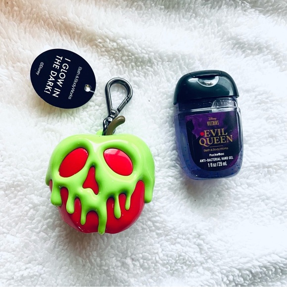 🍎✨ Bath & Body Works Villains – Evil Queen PocketBac + Poison Apple Holder ✨🖤 - Picture 2 of 7